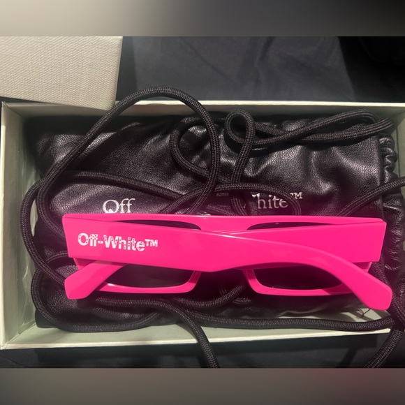 OFF WHITE PINK MARFA SUNGLASSES - Picture 6 of 6
